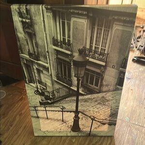 Vintage Street Scene Canvas Art